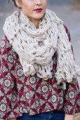 Aporta Glacier Scarf Taupe