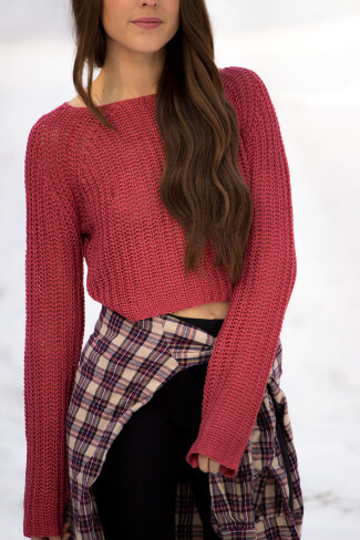 rosie cropped sweater