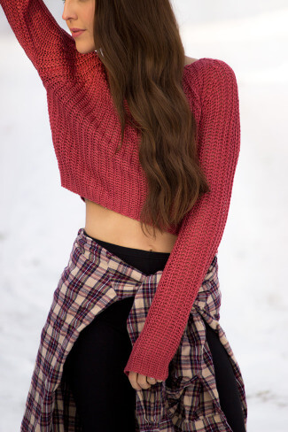 rosie cropped sweater