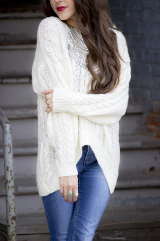 Snowflake Knit Sweater