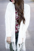 sandstorm fringe cardigan