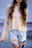 Bell Sleeve Knit Top