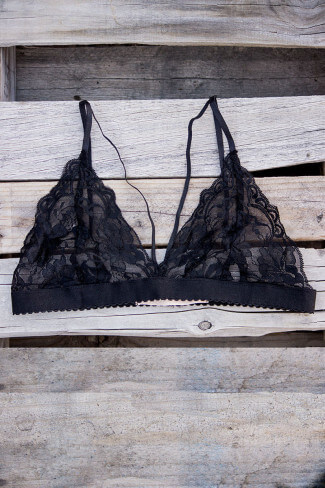 Black Lace Bralette