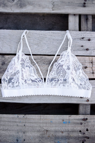 White Lace Bralette