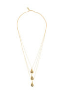 the trinity gold necklace by vanessa mooney