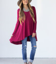 Libra Burgundy Swing Tunic