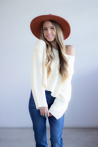 Cream Chunky Knit Jumper