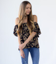 Blue Life Dreamy Ruffle Top