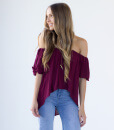 Blue Life Sangria Top