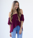 Blue Life Sangria Top