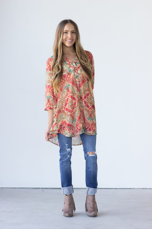 Show Me Your Mumu Downtown Tunic